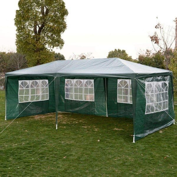Heavy duty Outdoor Canopy Party Wedding Tent Cater Green Gazebo Pavilion