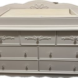 Dresser And Changing Table Combo