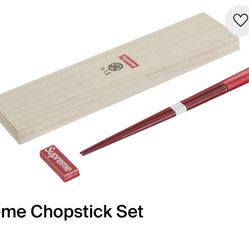 Supreme Chopstick Set Red 