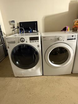 LG washer and dryer