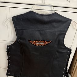 Woman’s Leather Vest 