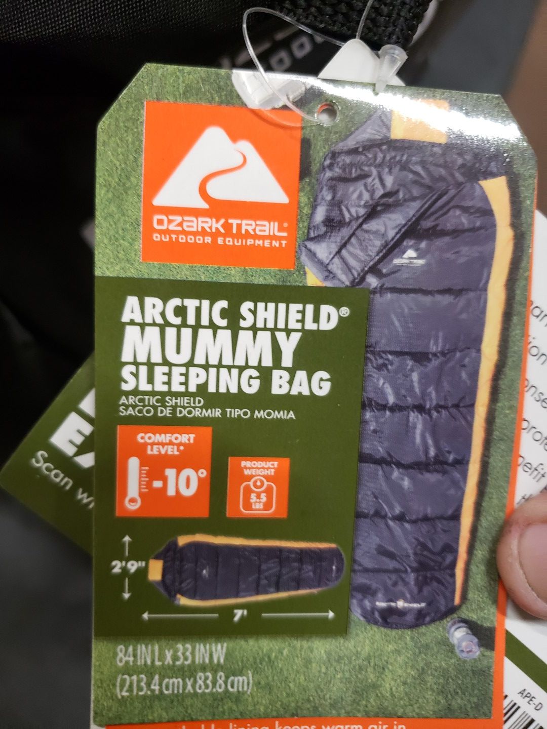 Ozark Trail Artic Shield -10 Degree Adult Mummy Sleeping Bag $45 FIRM each 4 available