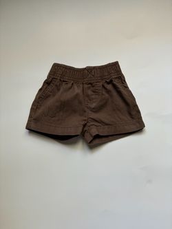 Brown baby shorts size 3 mos.