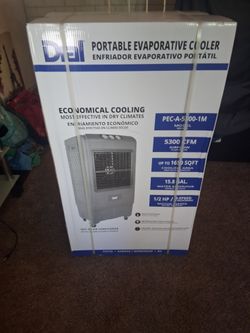 Dial portable evaporative cooling system$