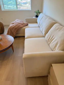 Crate and Barrel Sectional "Gather" Collection, Oyster (ivory)