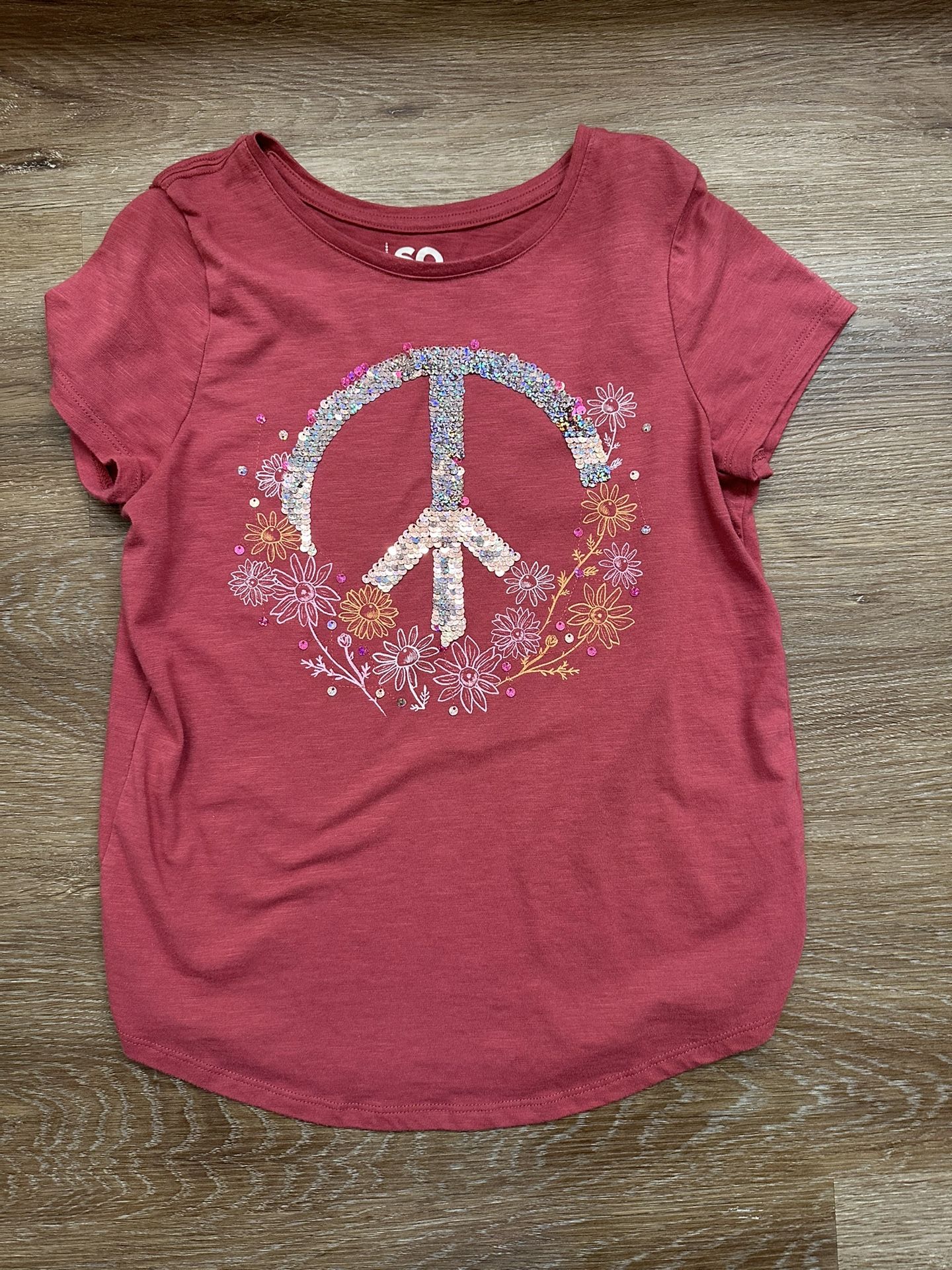Girls Sequin Shirt Size 10/12