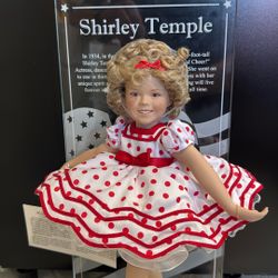 Shirley Temple Porcelain Doll 