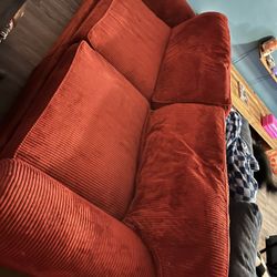 Red Couch And Love Seat Set