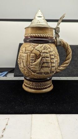 Ceramarte Tall Ships Beer Stein 1977 Numbered Limited Edition Handcrafted Brazil