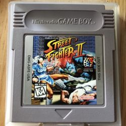 GameBoy Game: Street Fighter 2