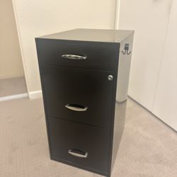 Black File Cabinet