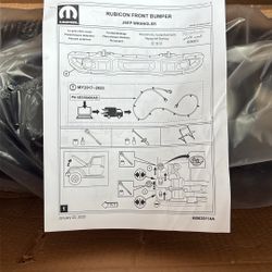Rubicon Jeep Wrangler Front Bumper 2019-2024 