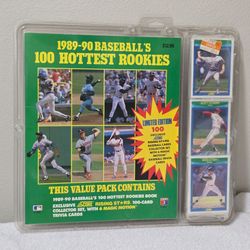 1989-90 Score Baseballs 100 Hottest Rookies Value Pack Factory Sealed Set
