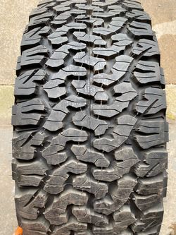 1) 35x12.50x17 BFGoodrich All Terrain K02 Tire  Never Used Spare  Tread measures 15/32  New Condition!  DOT 0318  $295 for One  I carry other sizes as