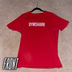 Red Gymshark Short Sleeve T-Shirt (Men’s Medium)
