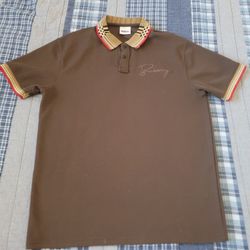 Men's Burberry Polo Shirt Xl $125 Pickup In Oakdale 