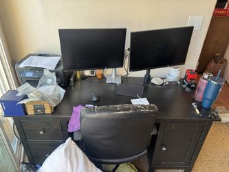 Desk With Monitors