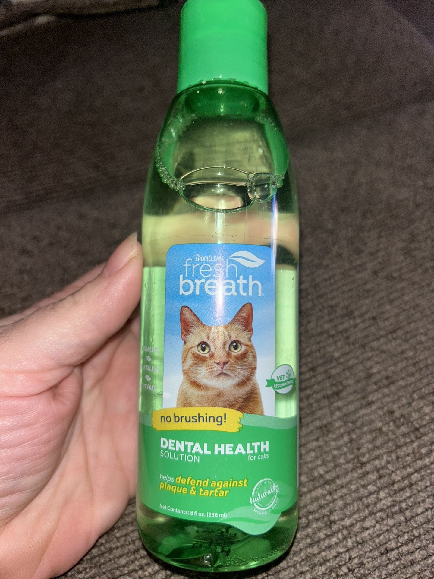 TropiClean Fresh Breath Dental Health Solution For Cats