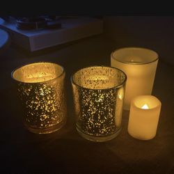 Candle Votives with Battery-Operated candles Free!