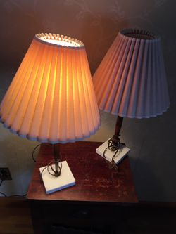 Marble Base Bedroom Lamps