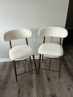 Metal Bar Stools Set of 2