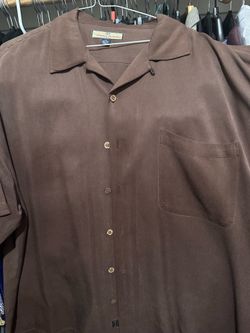 Tommy Bahama panel embroidered shirtXXL