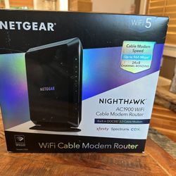 NETGEAR C7000x2 Nighthawk AC1900 WiFi Cable Modem Router 