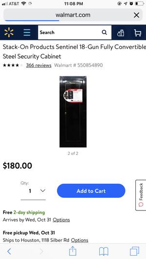 Stack On Products Sentinel 18 Gun Fully Convertible Steel Security