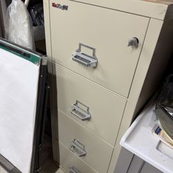 FireKing 4-Drawer Filing Cabinet