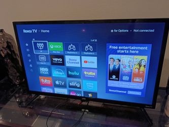 Roku TV. Great for kids room.   32 inch