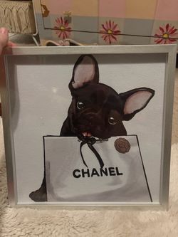 French Bulldog Chanel Framed Wall Art