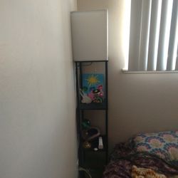 Light With 4 Tier Shelf 