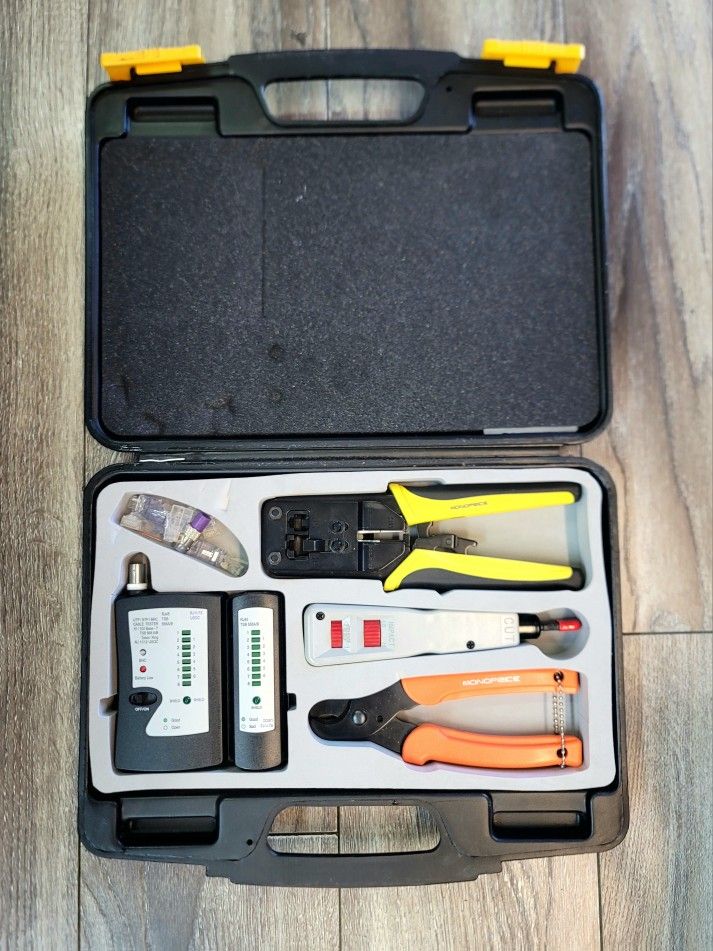 Monoprice Professional Networking Tool Kit
Product # 7055 (BRAND NEW) 
MISSING WIRE STRIPPER