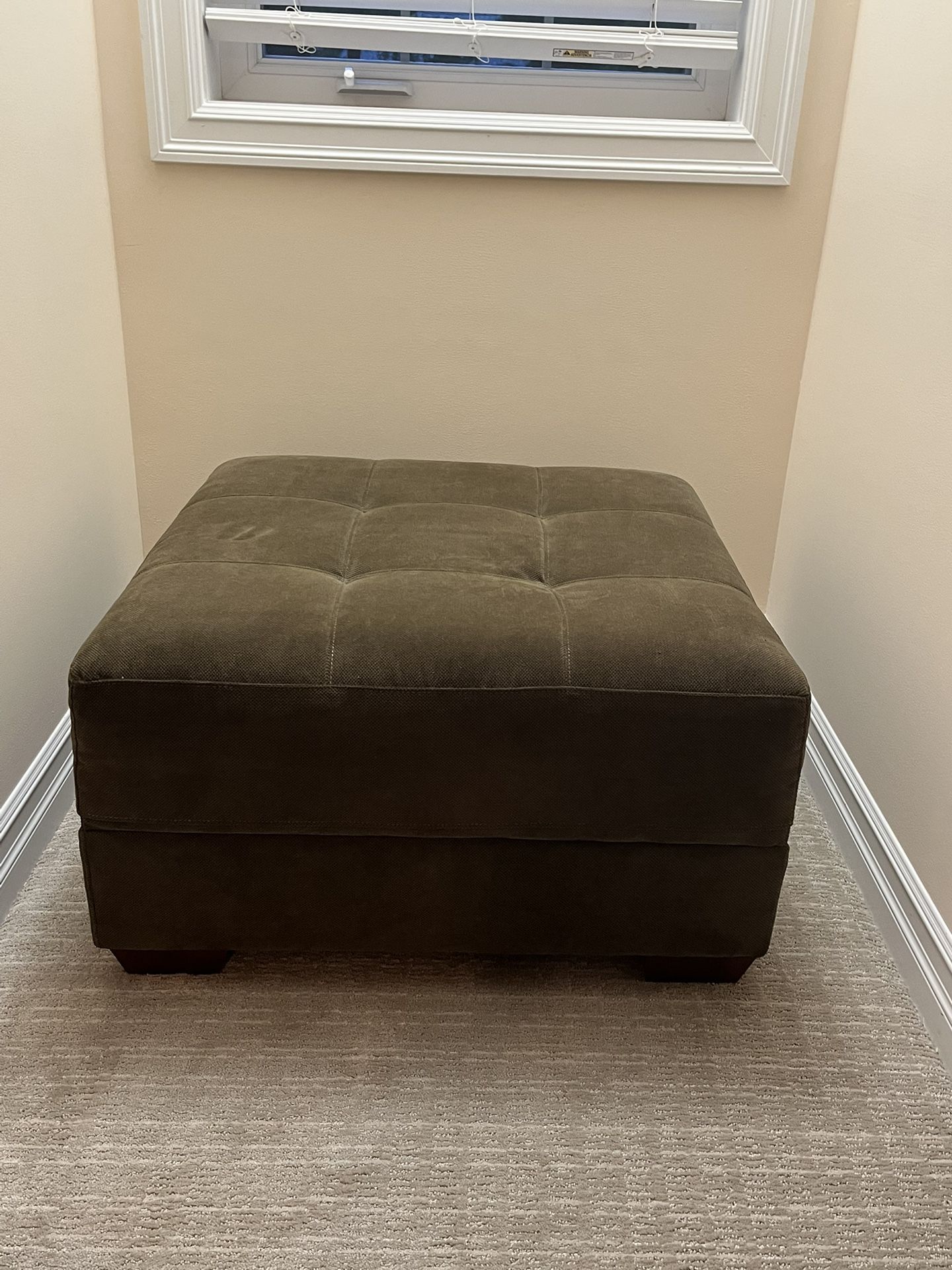 Green Sectional Piece and glass Library table