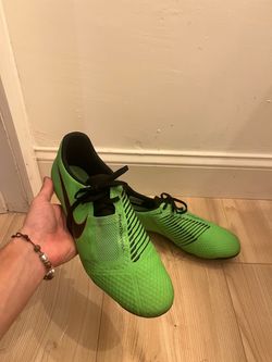 Nike Phantom Venom FG Green Strike/Black Men’s Soccer Cleats AO0566-306 SIZE 10