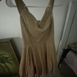 Gold Sparkle Dress