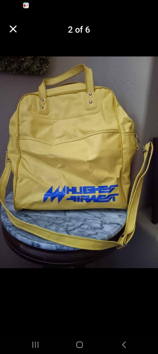 $50 Hughes Airwest Flight Attendant/Stewardess Carry On Bag