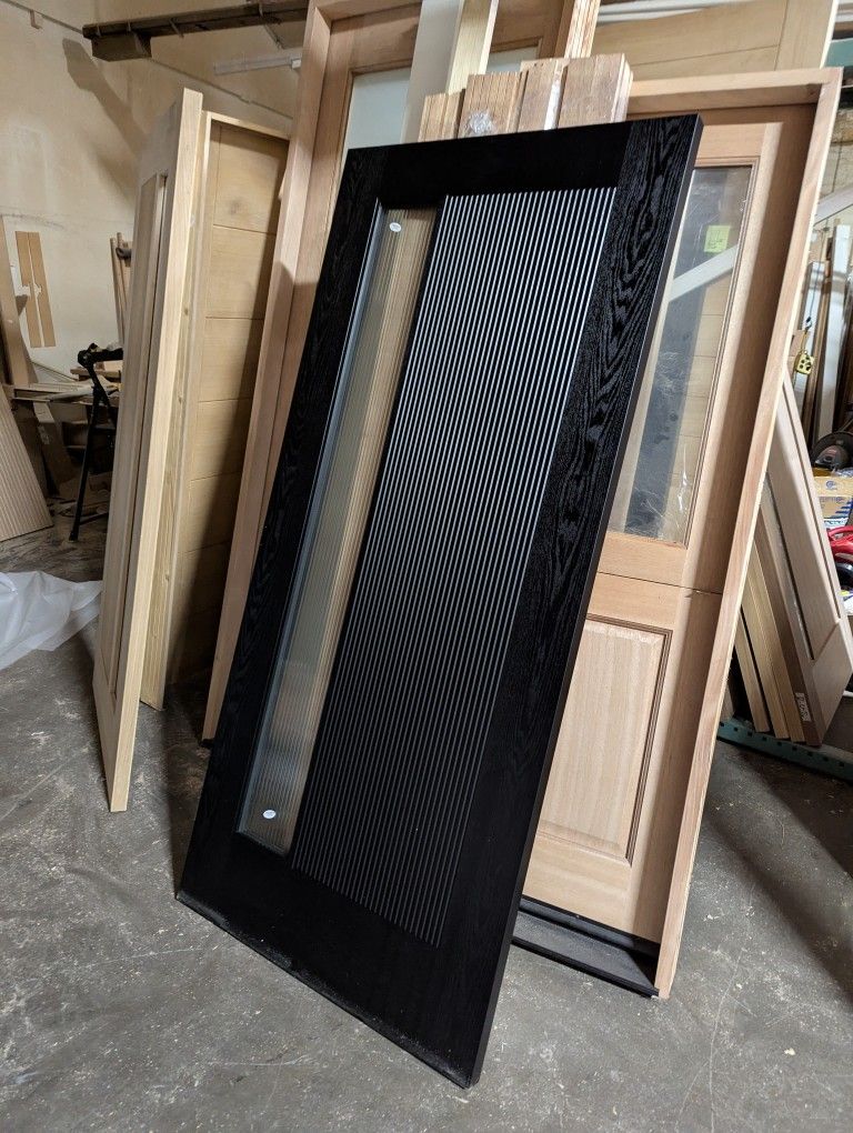 Single Fiberglass Front Door New Unit