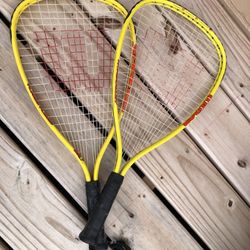 2 Wilson Hyperalloy Xpress Turbo Tubes Racquetball Rackets