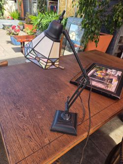 Tiffany-style desk lamp