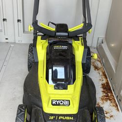 RYOBI One+ Hp 16” Push Lawn Mower 