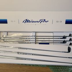Limited edition Mizuno Pro S3/S1 Iron Set