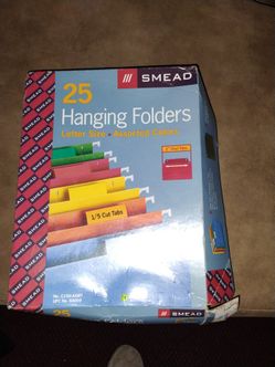 Smead Hanging Folders 25-Pack Assorted Colors