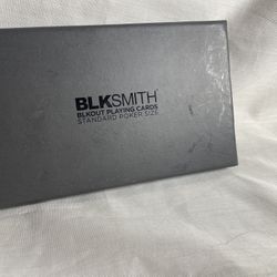 Blksmith Playing Cards Blackout
