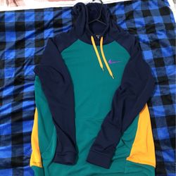 Nike Multi Colored Dri Fit Hoodie 