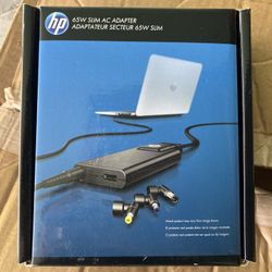 HP 65w Slim AC Adapter   NEW
