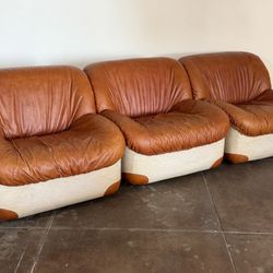 Vintage 1970’s Italian Swan Chairs
