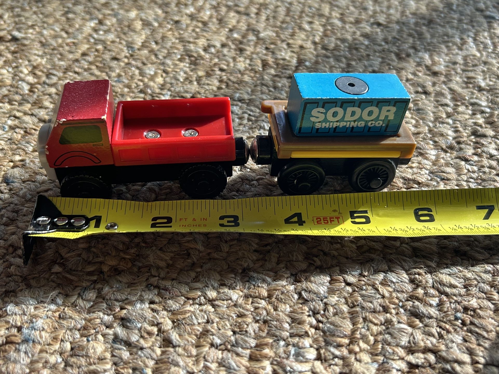 THOMAS FRIENDS WOODEN RAILWAY TRAIN - Lorry 1 with Flatbed