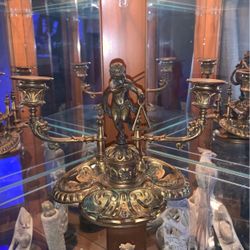 Vintage Brass Candle Holder 