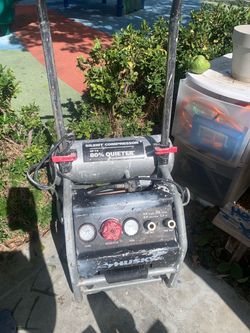 Husky 4.5 gallon silent compressor